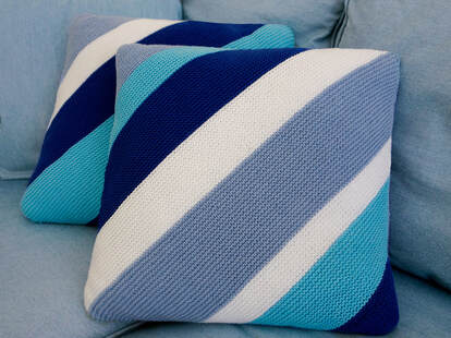 Derwent Cove Cushions  by Moira Ravenscroft, Wyndlestraw Designs