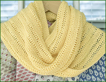 Kimpton Scarf and Wrap Knitting Pattern by Wyndlestraw Designs, www.wyndlestrawdesigns.com