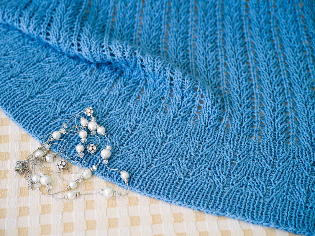 Darlington Lace Scarf & Wrap by Moira Ravenscroft, Wyndlestraw Designs
