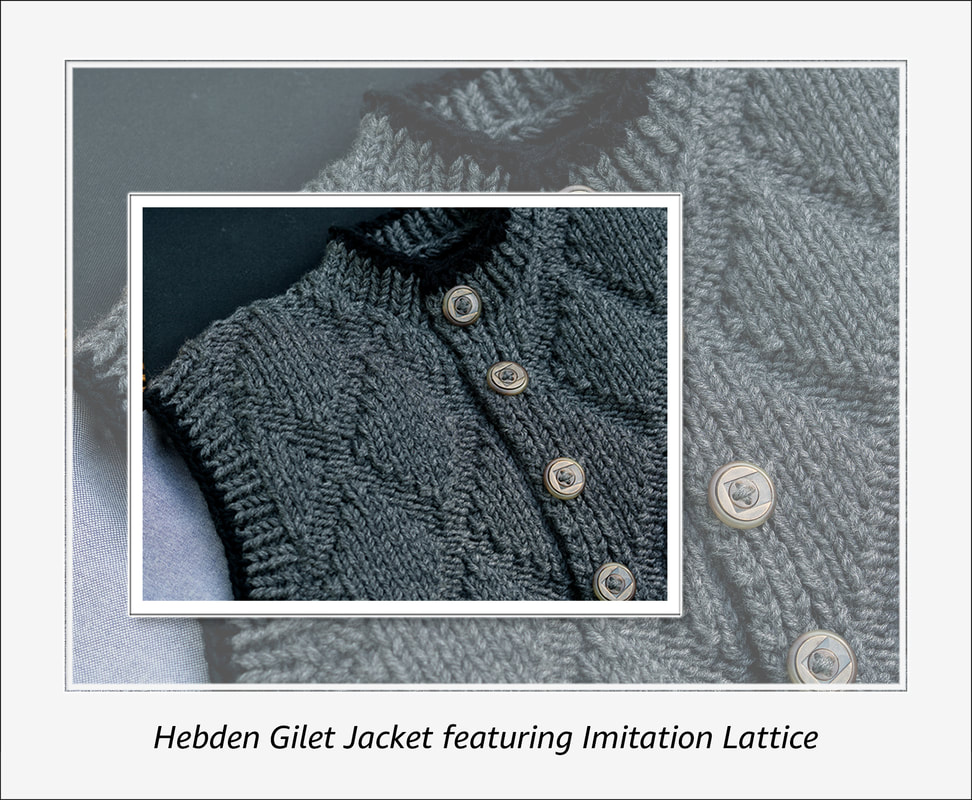 Hebden Gilet Jacket by Moira Ravenscroft, Wyndlestraw Designs