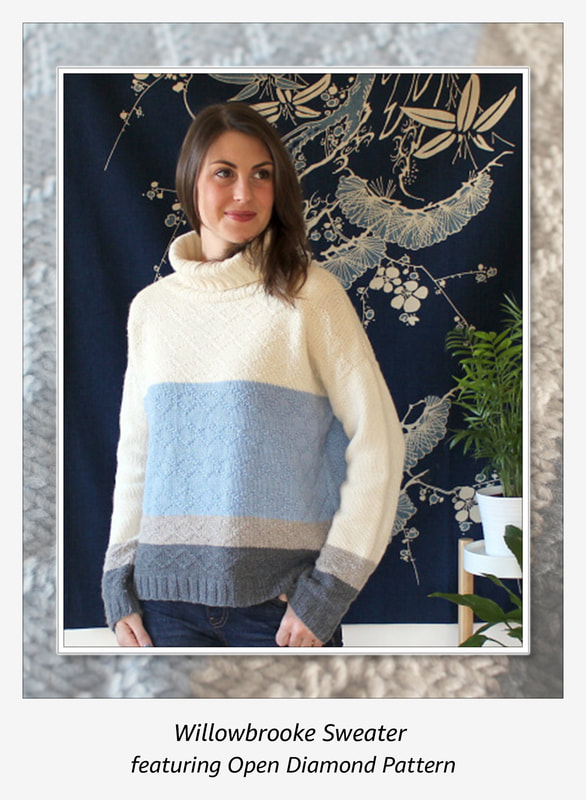 Willowbrooke Sweater by Anna Ravenscroft / Anna Alway, www.kikuknits.com