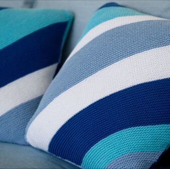 Derwent Cove Cushions by Moira Ravenscroft, Wyndlestraw Designs