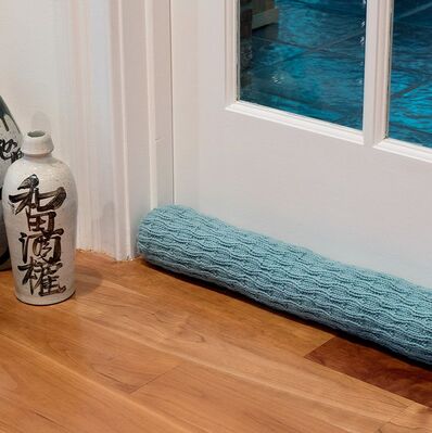 Rothay Draught Excluder by Moira Ravenscroft, Wyndlestraw Designs