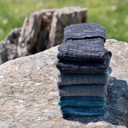 Druidstone Socks by Moira Ravenscroft, Wyndlestraw Designs