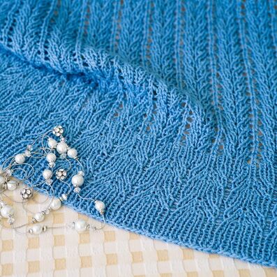 Darlington Lace Scarf & Wrap by Moira Ravenscroft, Wyndlestraw Designs
