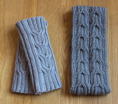 Frost-Fighter Headband and Mitts by Anna Ravenscroft, Anna Alway Designs