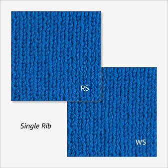 Single Rib from Reversible Knitting Stitches by Moira Ravenscroft & Anna Ravenscroft, Wyndlestraw Designs