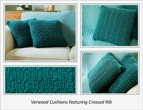 Verwood Cushions by Moira Ravenscroft, Wyndlestraw Designs
