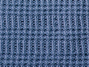 Moray Rib from Reversible Knitting Stitches by Moira Ravenscroft & Anna Ravenscroft, Wyndlestraw Designs 