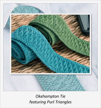 Okehampton Tie by Moira Ravenscroft, Wyndlestraw Designs